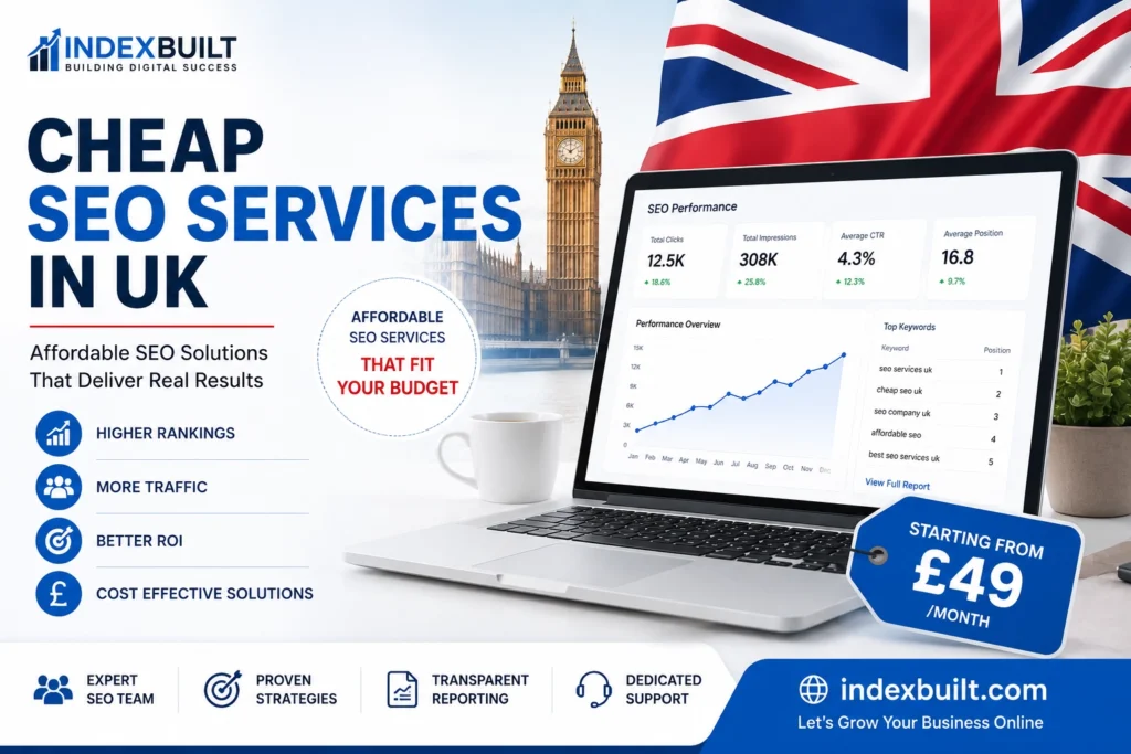 Cheap SEO Services in UK Affordable SEO Agency - IndexBuilt