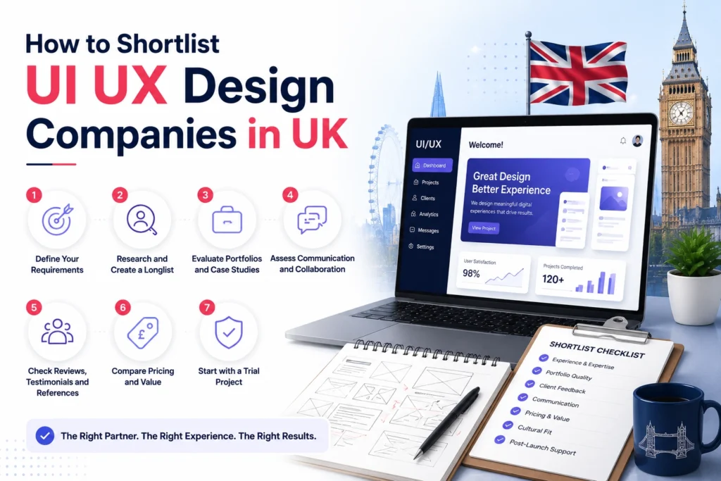 How to Shortlist UI UX Design Companies in UK